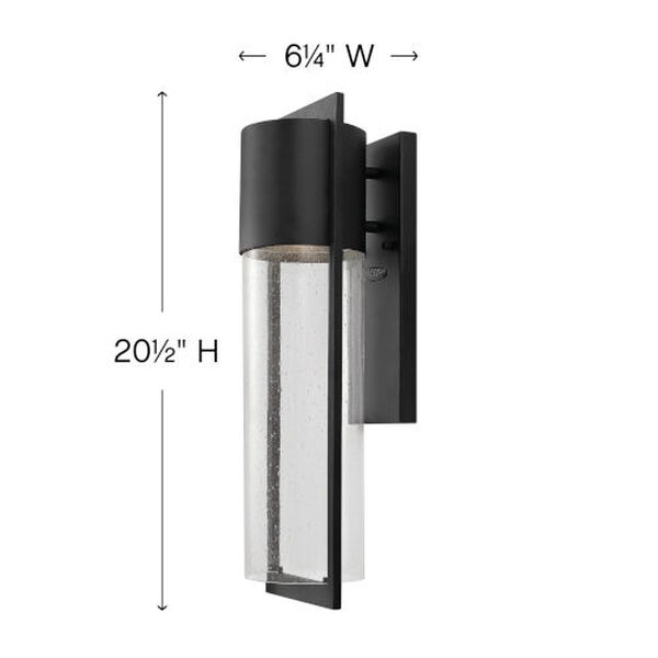 Brixton Black Six-Inch One-Light Outdoor Wall Mount, image 3