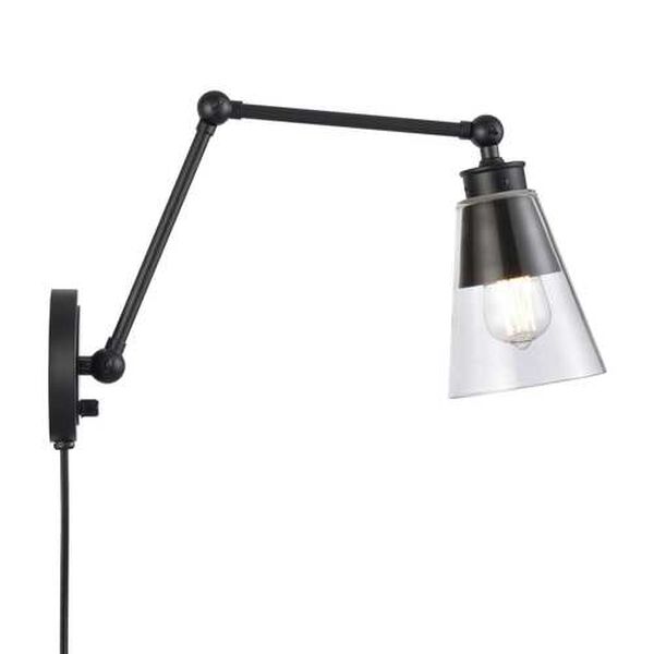 Albany Matte Black 16-Inch One-Light Swing Arm Sconce, image 4