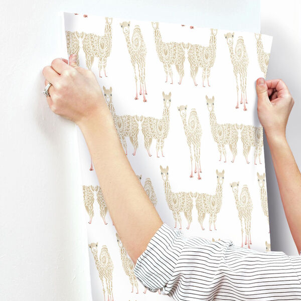A Perfect World Camel Alpaca Pack Wallpaper - SAMPLE SWATCH ONLY, image 3