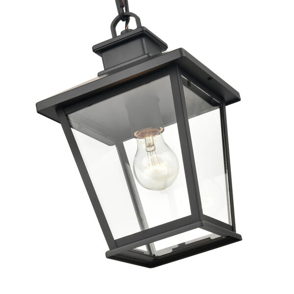 Bellmon Powder Coat Black One-Light Outdoor Hanging Lantern, image 2