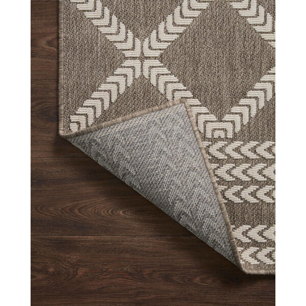 Rainier Natural and Ivory Patterned Indoor/Outdoor Area Rug, image 6