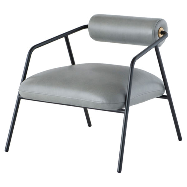 Cyrus French Blue and Black Occasional Chair, image 1
