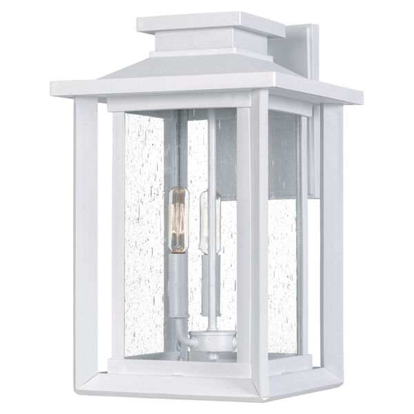 Wakefield White Lustre Three-Light Outdoor Wall Mount, image 1