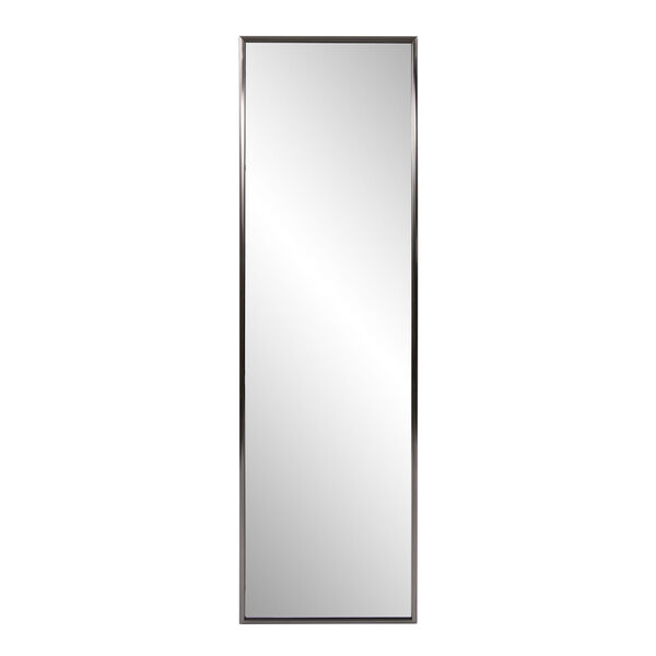 Yorkville Brushed Titanium Dressing Mirror, image 1