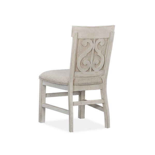 Bronwyn Alabaster Dining Side Chair with Upholstered Seat, image 3