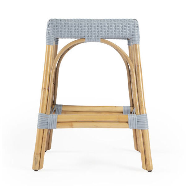 Designers Edge Robias Blue and Beige Counter Stool, image 3