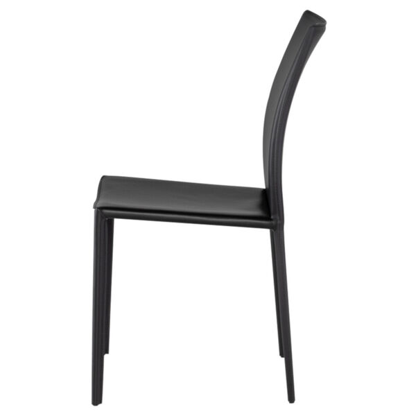 Sienna Glossy Black Dining Chair, image 3