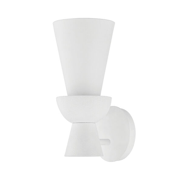 Florence Gesso White One-Light Wall Sconce, image 2