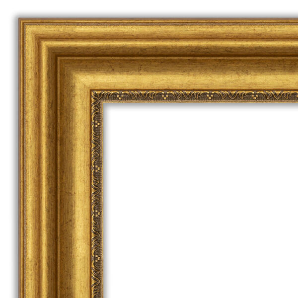 Parlor Gold 24W X 30H-Inch Bathroom Vanity Wall Mirror, image 2