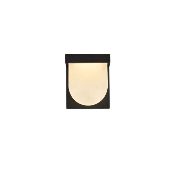Raine Black Six-Light LED Outdoor Wall Sconce, image 1