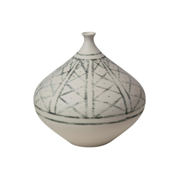 Grenz Porcelain 8-Inch Hand Painted Vase, image 5