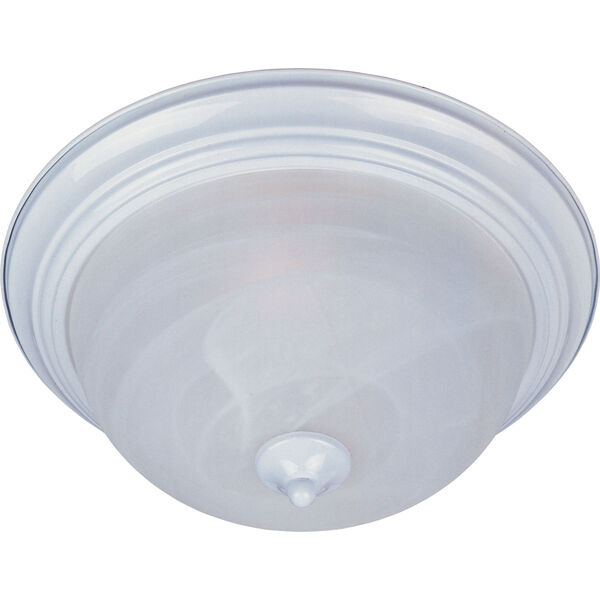 Essentials - 584x White One-Light Flushmount, image 1
