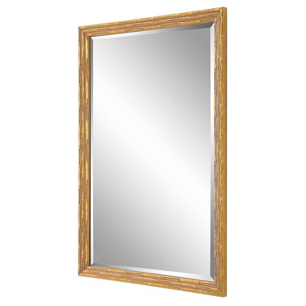 Heather Gold Bamboo Frame Wall Mirror, image 5