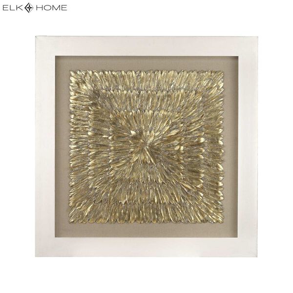 Gold Feather Gold Wall Decor, image 3