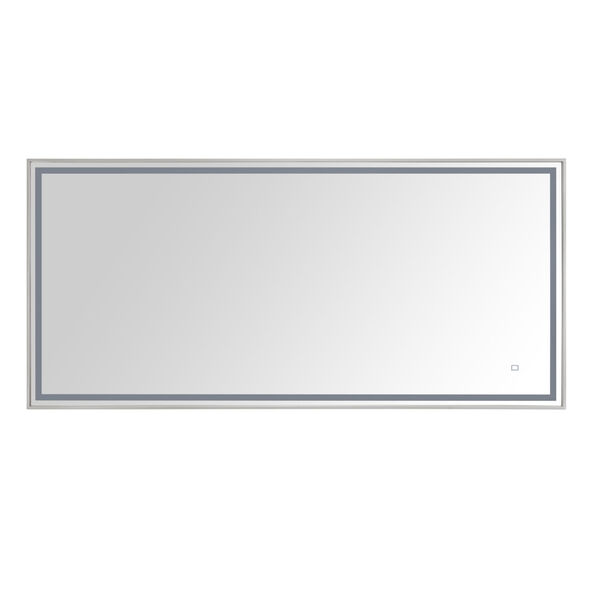 Brushed Stainless 59-Inch LED Mirror, image 2