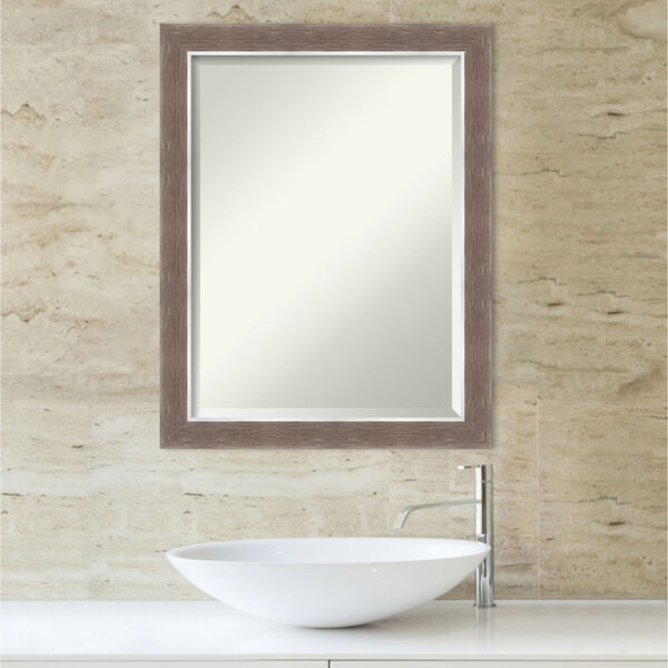 Noble Mocha 22W X 28H-Inch Bathroom Vanity Wall Mirror, image 5