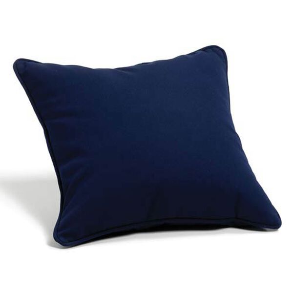 Navy 15-Inch Square Throw Pillow, image 1