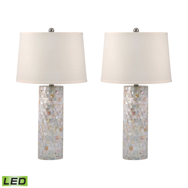 Mother of Pearl Mother of Pearl LED Table Lamp (Set of Two), image 1