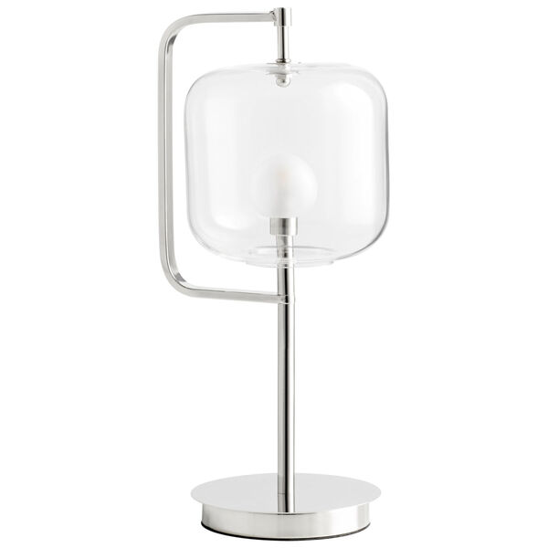 Polished Nickel Isotope Table Lamp, image 1