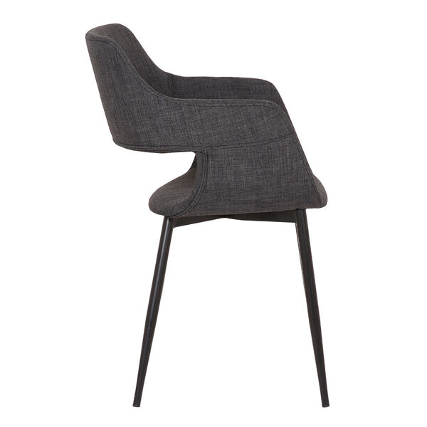 Ariana Gray with Black Powder Coat Dining Chair, image 3
