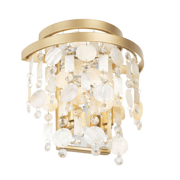 Kalani French Gold Two-Light Wall Sconce, image 3