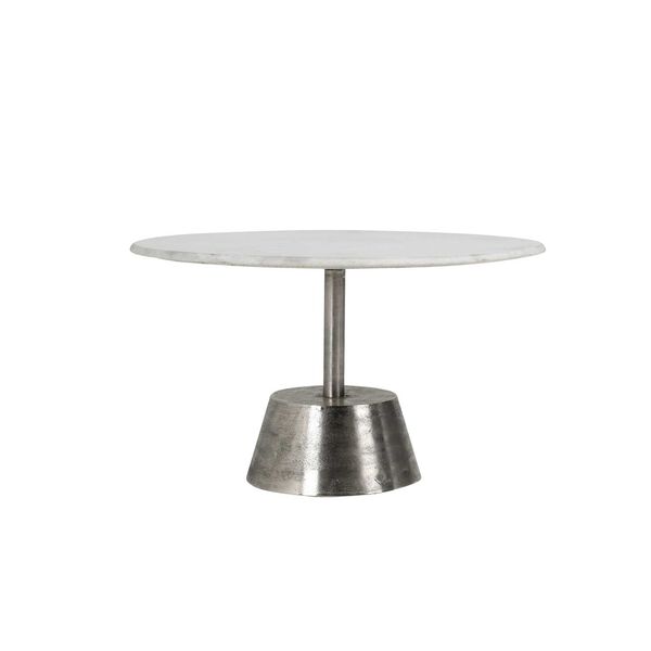 Santo White and Silver Coffee Table, image 1