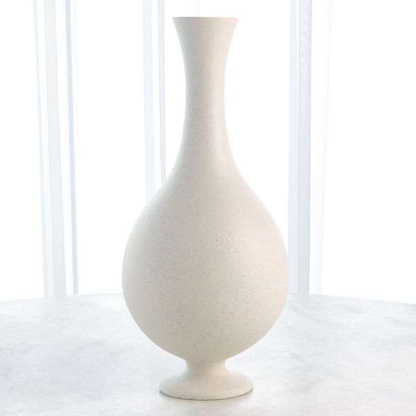 White Ceramic Baluster Large Vase, image 1