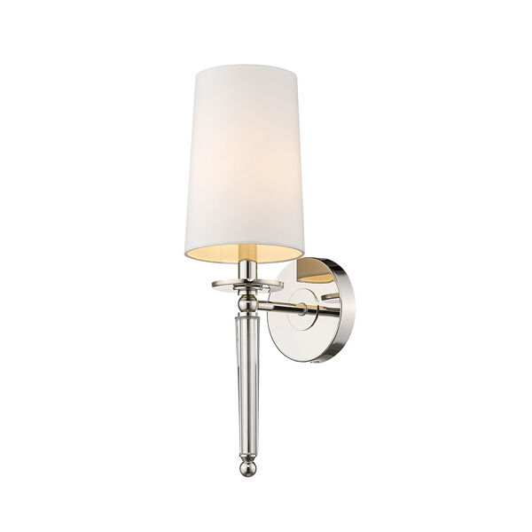 Avery Polished Nickel One-Light Wall Sconce, image 1