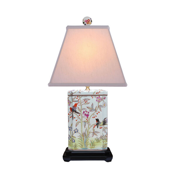 Porcelain Multicolored 25-Inch One-Light Table Lamp, image 1