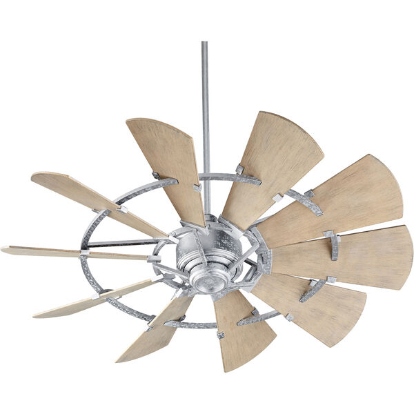 Windmill Galvanized  52-Inch Patio Fan, image 1