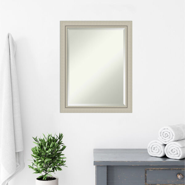 Romano Silver 22W X 28H-Inch Bathroom Vanity Wall Mirror, image 6