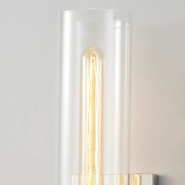 Porter Polished Nickel One-Light Wall Sconce, image 3