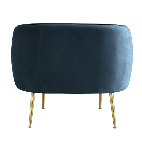 Remus Blue Upholstered Arm Chair, image 4