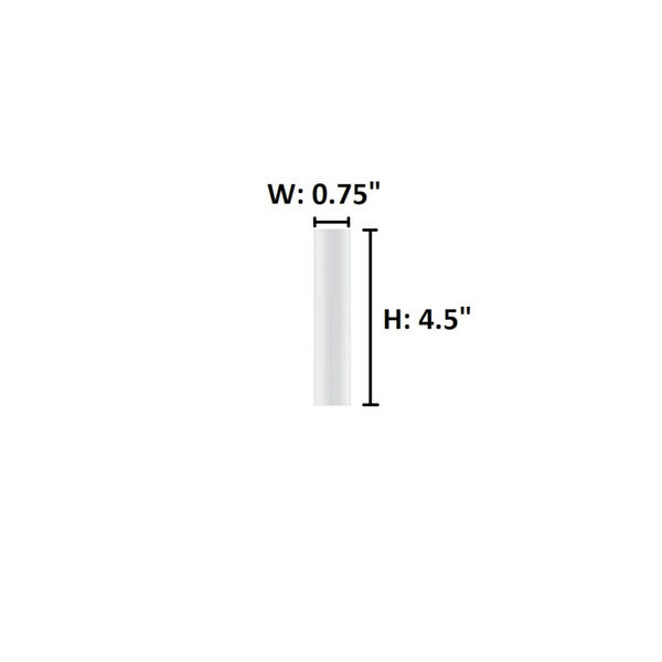 White Five-Inch Downrod, image 2