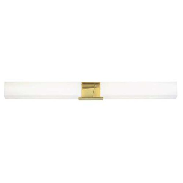 Artemis Satin Brass 36-Inch LED Bath Vanity, image 1