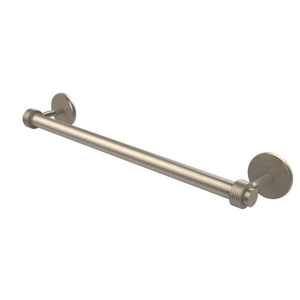 Satellite Orbit Two Collection 30 Inch Towel Bar with Groovy Detail, Antique Pewter, image 1