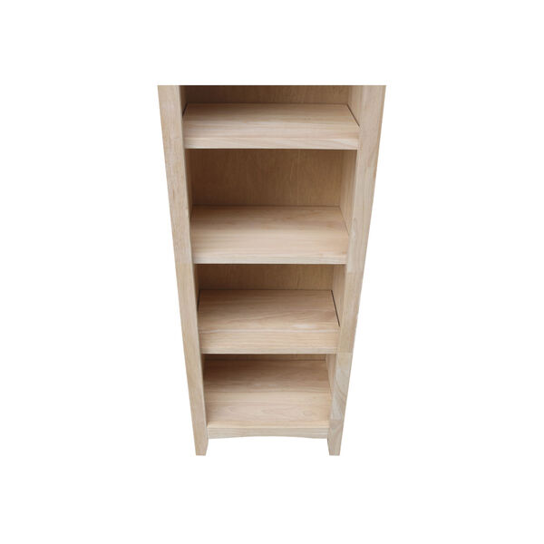 Beige Bookcase with Three Shelves, image 5