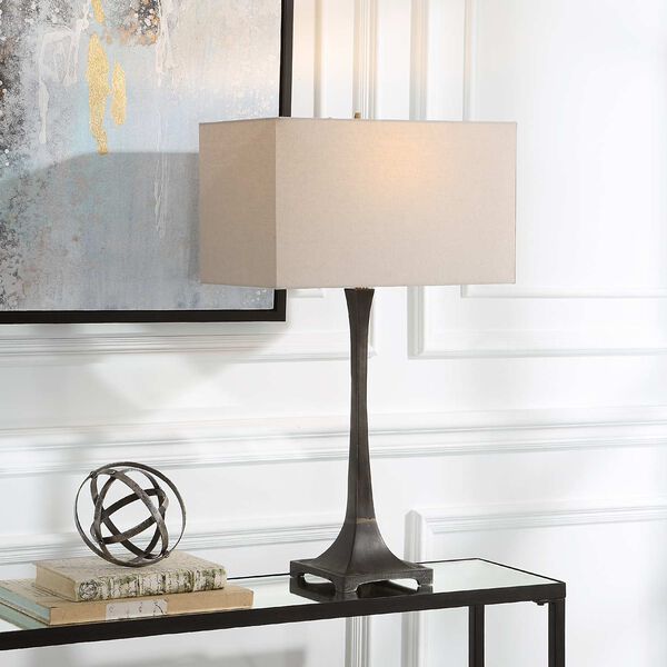 Reydan Black and Gold One-Light Table Lamp, image 2