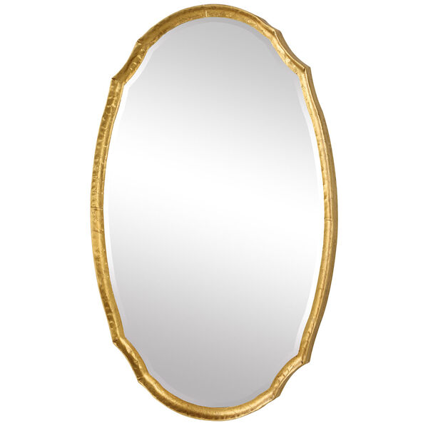 Vivian Gold Leaf Framed Wall Mirror, image 4