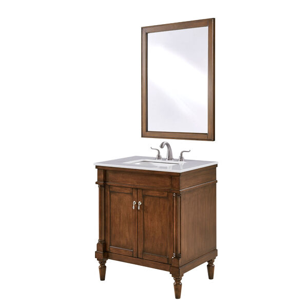 Lexington Walnut 30-Inch Vanity Sink Set, image 1