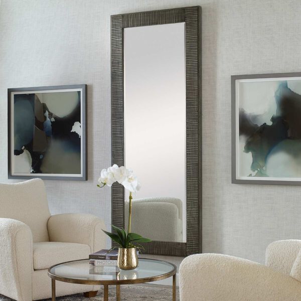 Figaro Aged Gray 34 x 82-Inch Wall Mirror, image 3