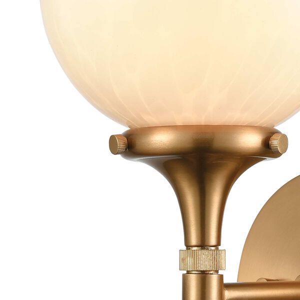 Beverly Hills Satin Brass One-Light Wall Sconce, image 5