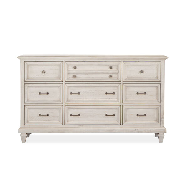 Newport White Drawer Dresser, image 4