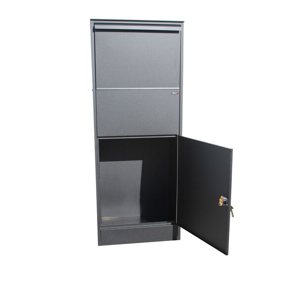 Allux Series 800 Black Large Locking Parcel Box, image 2