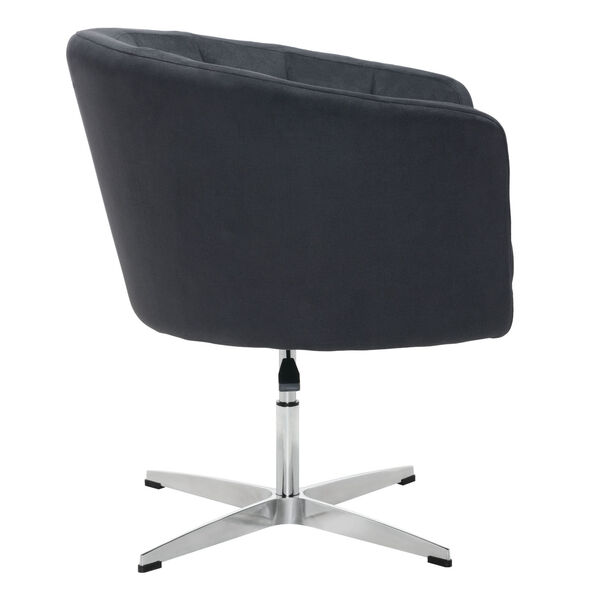 Wilshire Black and Silver Occasional Chair, image 3