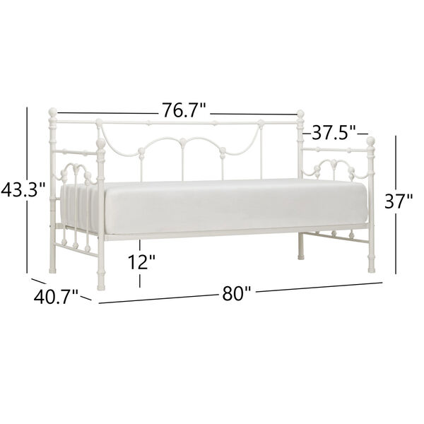 Paloma Victorian White Daybed, image 6