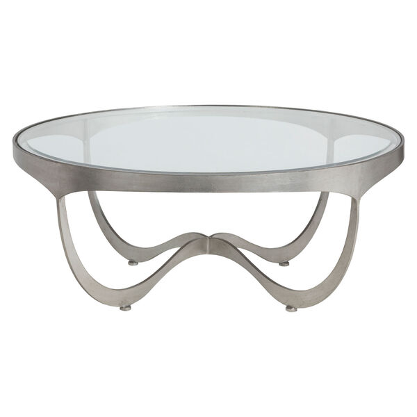 Metal Designs Silver Sophie Round Cocktail Table, image 2