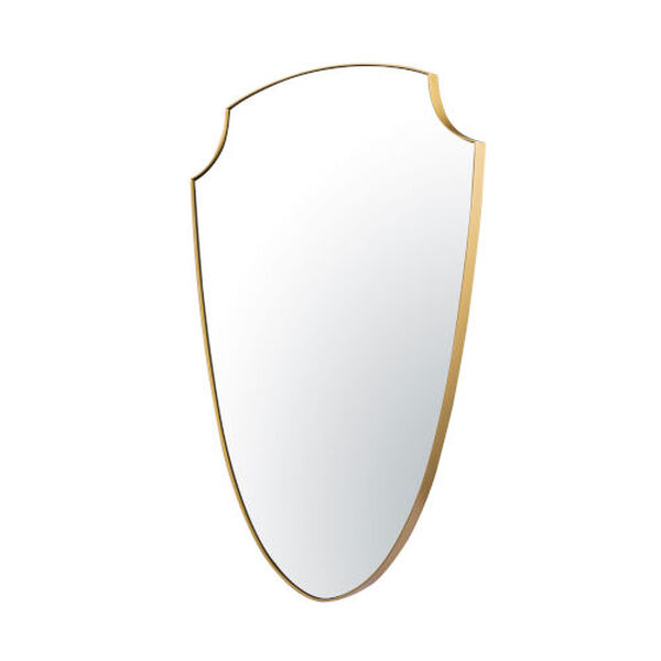 Shield Your Eyes Gold 24 x 34 Inch Wall Mirror, image 2