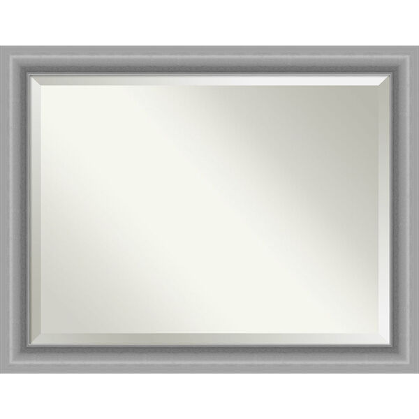 Peak Brushed Nickel 46W X 36H-Inch Bathroom Vanity Wall Mirror, image 1