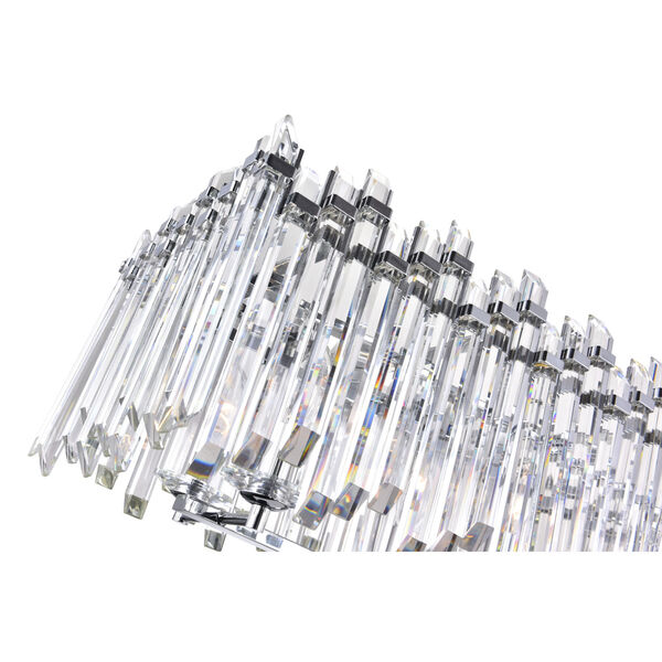 Henrietta Chrome 10-Light Chandelier with K9 Clear Crystals, image 3